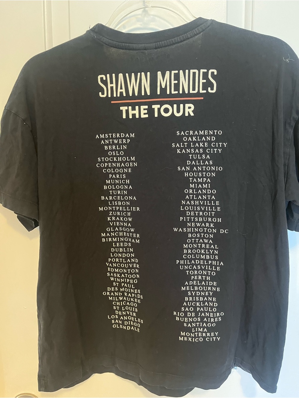 The Tour Men's Black Graphic T-Shirt
